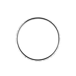 Alliance Marya Carree Diamantee Ruban Plat Or Blanc
