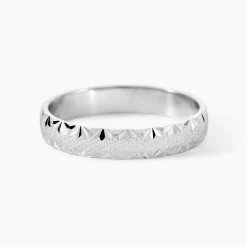 Alliance Maturina Demi Jonc Classique Or Blanc