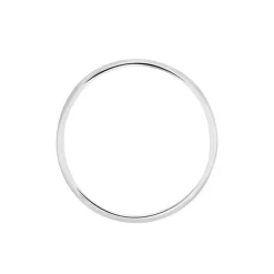 Alliance Meredithe Demi Jonc Classique Platine Blanc