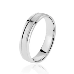 Alliance Miya Ruban Plat Or Blanc