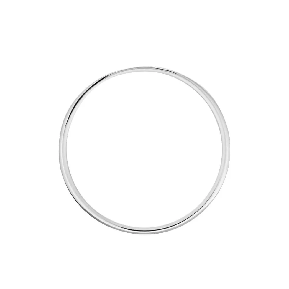Alliance Ponama Demi Jonc Classique Or Blanc