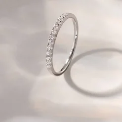 Alliance Pristina Or Blanc Diamant
