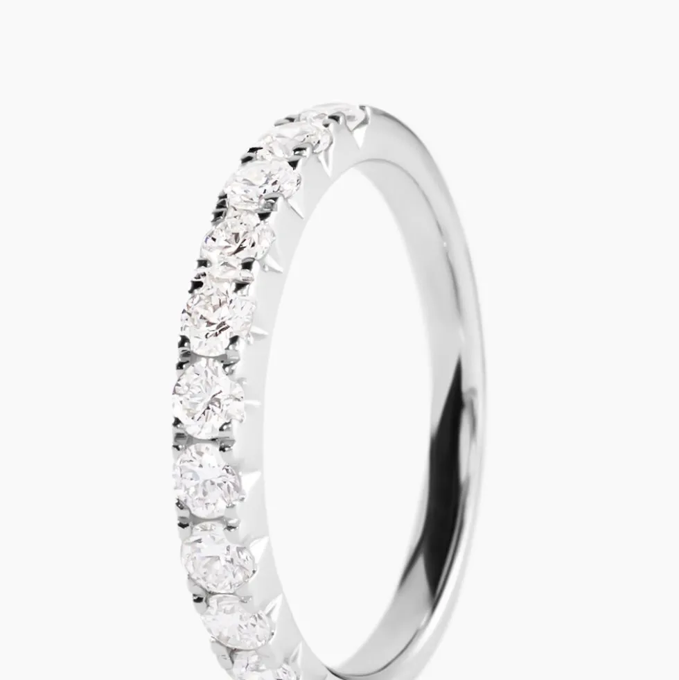 Alliance Pristina Or Blanc Diamant