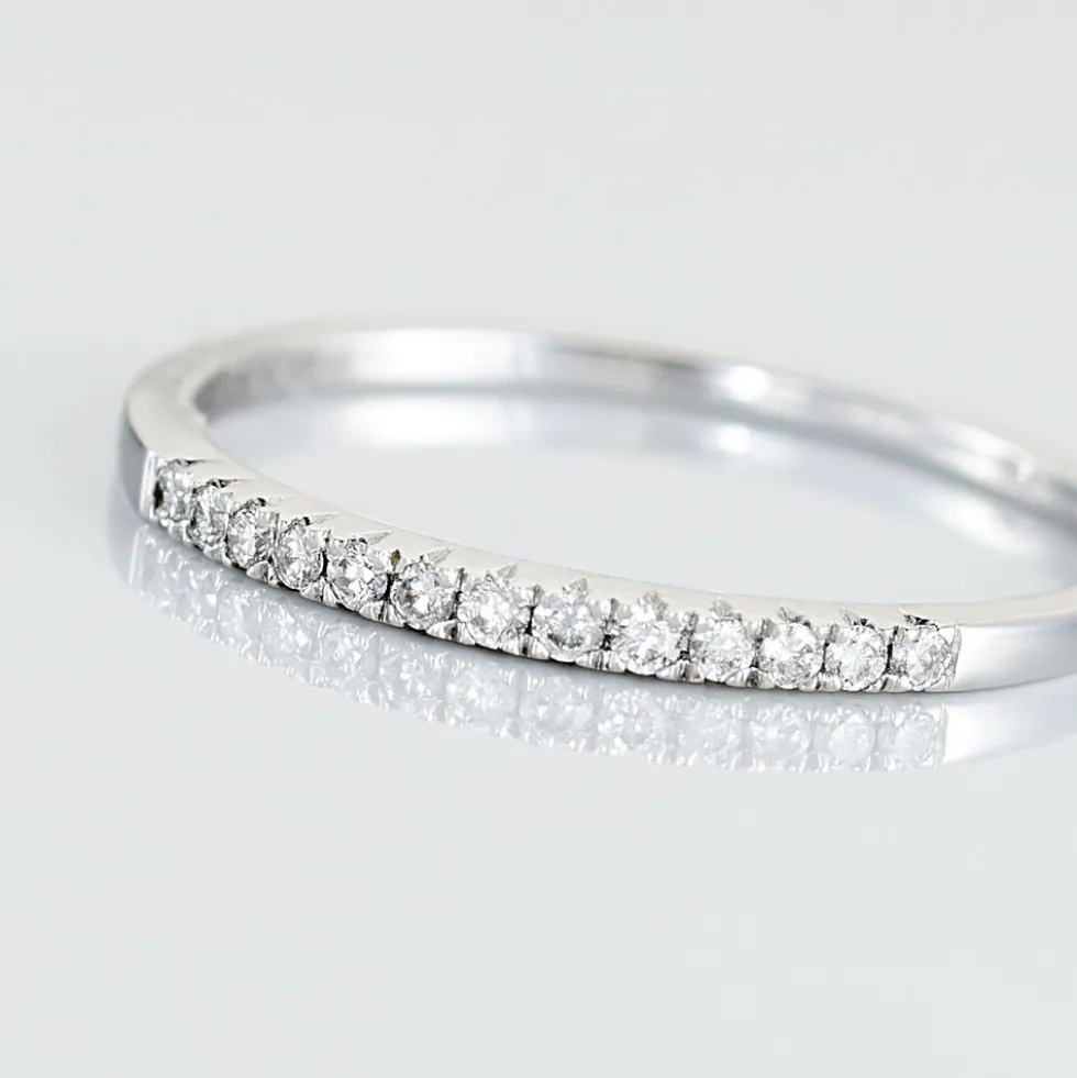 Alliance Pristina Or Blanc Diamant
