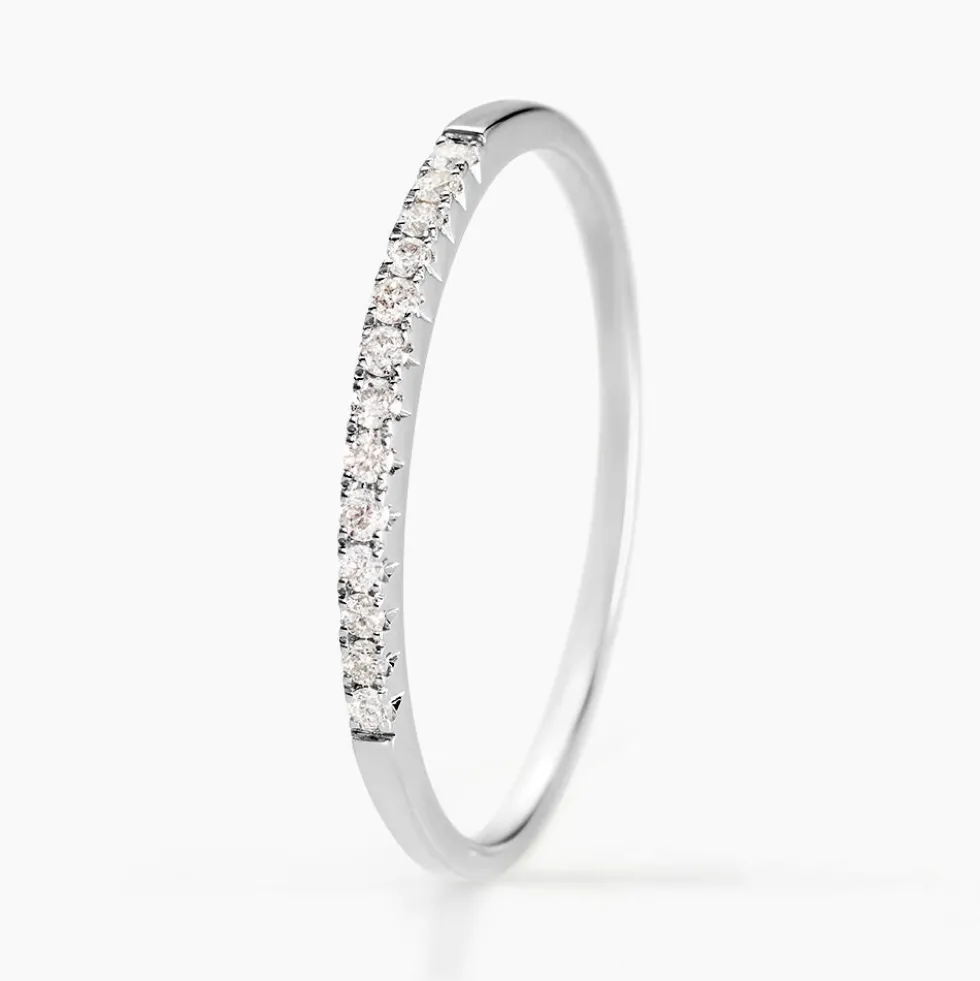 Alliance Pristina Or Blanc Diamant