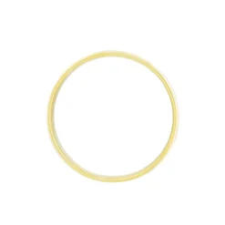 Alliance Romaine Demi Jonc Classique Or Bicolore