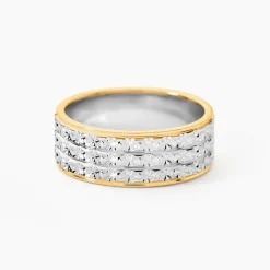 Alliance Shirleen Ruban Plat Or Bicolore