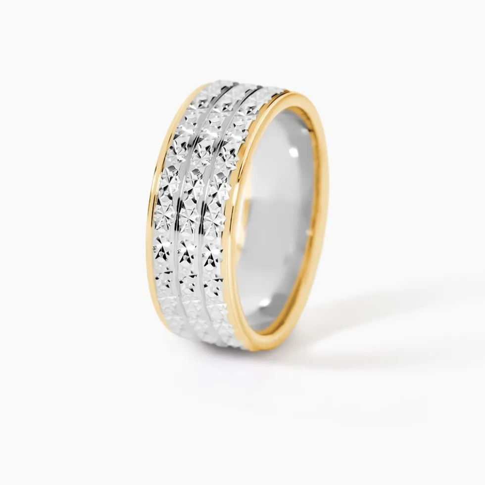 Alliance Shirleen Ruban Plat Or Bicolore
