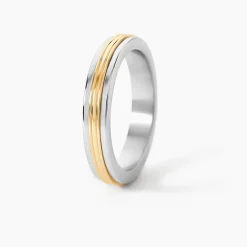 Alliance Shirlee Ruban Plat Or Bicolore