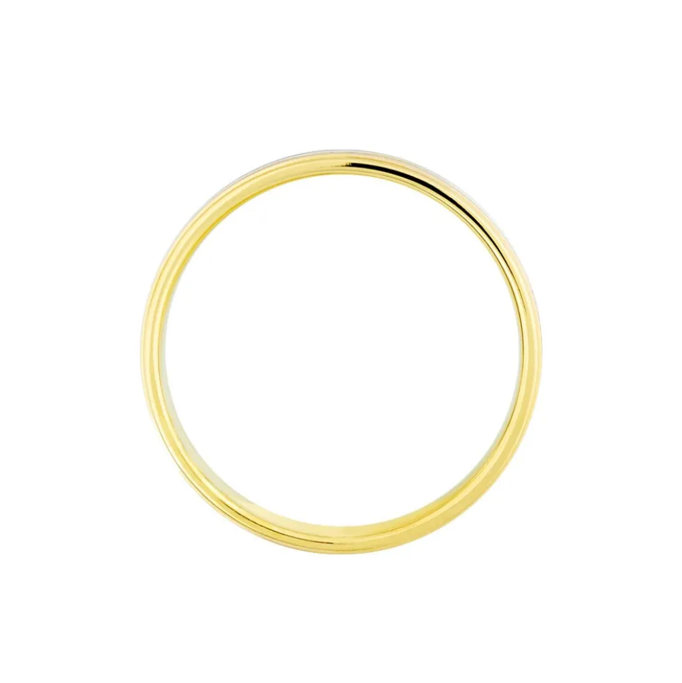 Alliance Triade Ruban Plat Or Tricolore