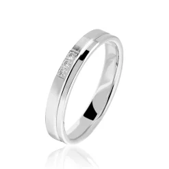 Alliance Velina Or Blanc Diamant