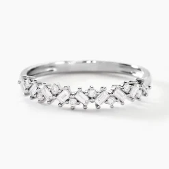 Alliance Vicentius Or Blanc Diamant Synthétique
