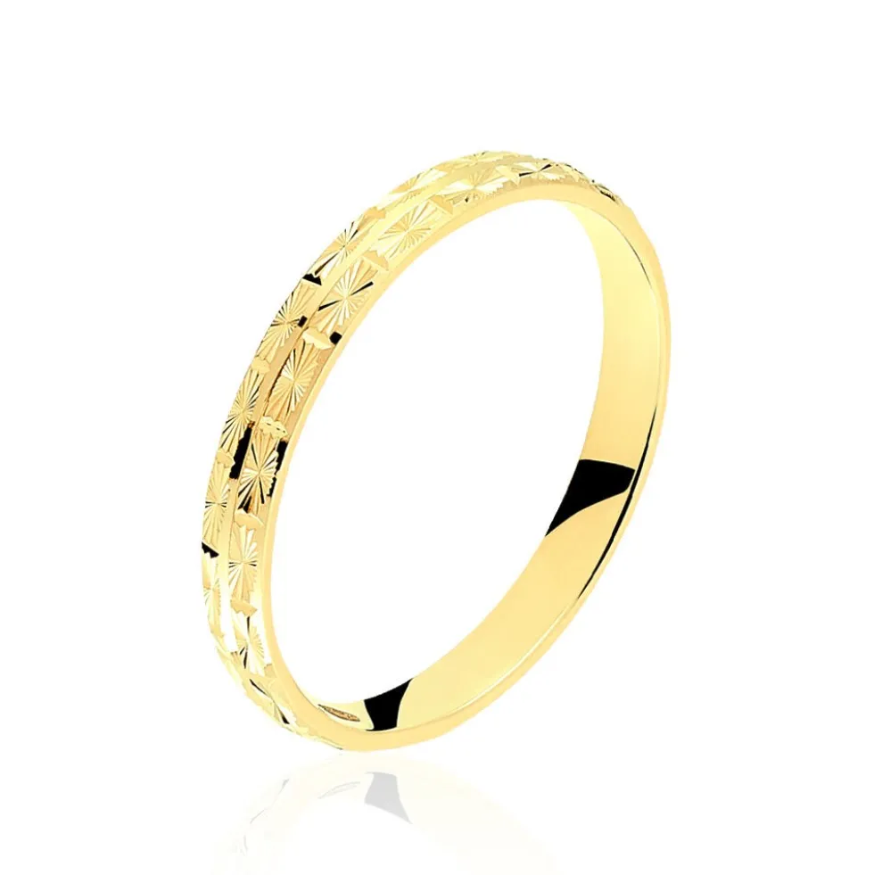 Alliance Zalia Demi Jonc Classique Or Jaune