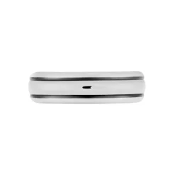 Bague Acier Blanc