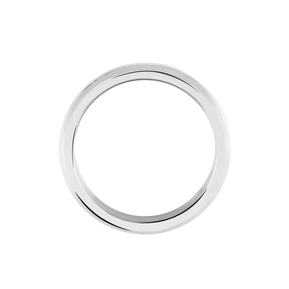 Bague Acier Blanc John