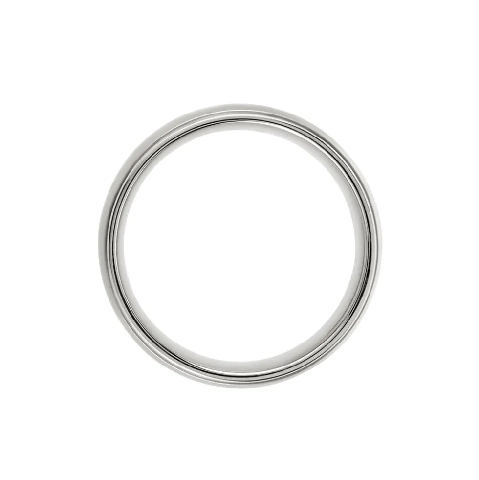 Bague Acier Blanc Sabien