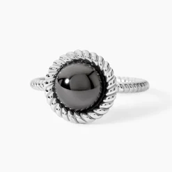 Bague Adelyne Argent Blanc Céramique