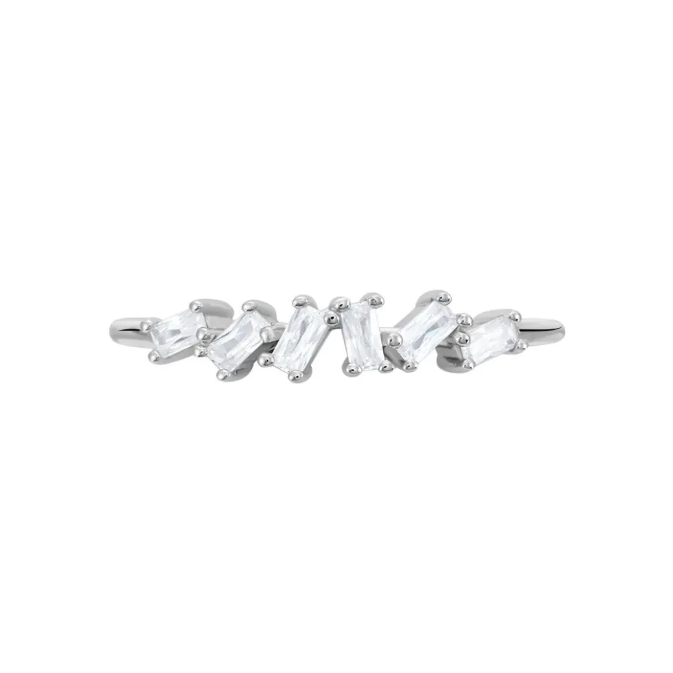 Bague Adonia Argent Blanc Oxyde De Zirconium