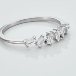 Bague Adonia Argent Blanc Oxyde De Zirconium
