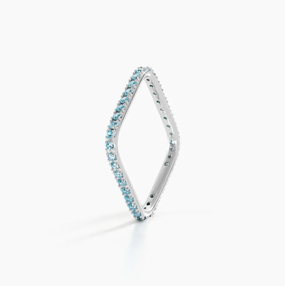 Bague Aeselya Argent Blanc Oxyde De Zirconium