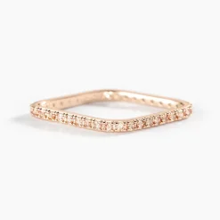Bague Aeselya Argent Rose Oxyde De Zirconium
