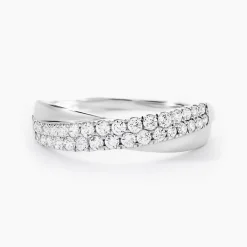 Bague Aglae Or Blanc Oxyde De Zirconium
