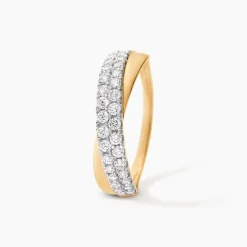 Bague Aglae Or Jaune Oxyde De Zirconium