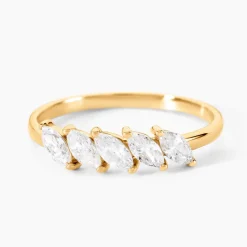 Bague Alastriona Or Jaune Oxyde De Zirconium