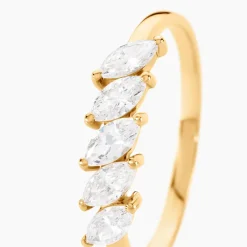 Bague Alastriona Or Jaune Oxyde De Zirconium