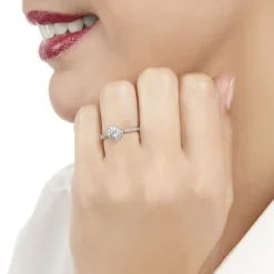 Bague Albane Or Blanc Diamant