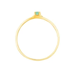 Bague Alisha Or Jaune Emeraude