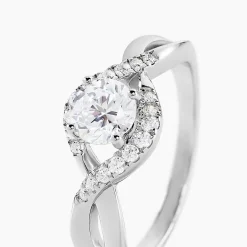 Bague Amarissa Argent Blanc Oxyde De Zirconium
