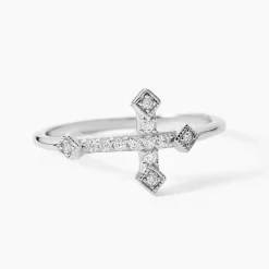 Bague Angel Argent Blanc Oxyde De Zirconium
