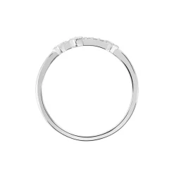 Bague Angel Argent Blanc Oxyde De Zirconium