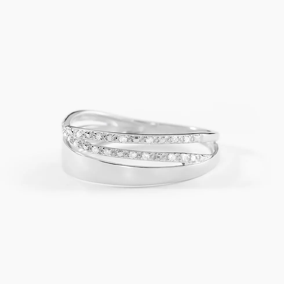 Bague Angele Or Blanc Diamant