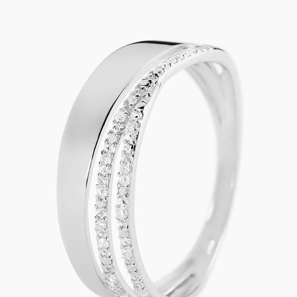 Bague Angele Or Blanc Diamant