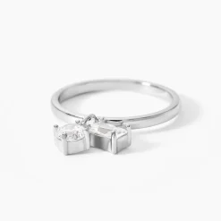Bague Aoibhin Argent Blanc Oxyde De Zirconium