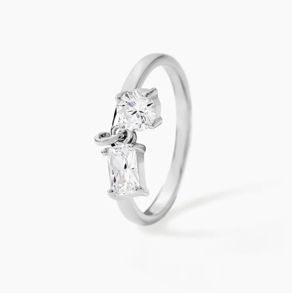Bague Aoibhin Argent Blanc Oxyde De Zirconium