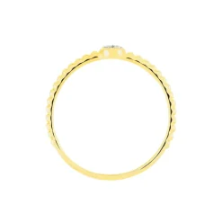 Bague Aqsa Or Jaune Diamant