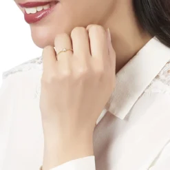 Bague Aqsa Or Jaune Diamant