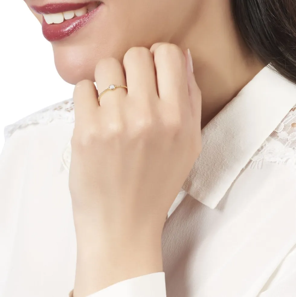 Bague Aqsa Or Jaune Diamant