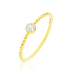 Bague Aqsa Or Jaune Diamant
