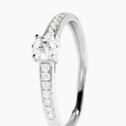 Bague Aramis Ld Platine Blanc Diamant Synthétique
