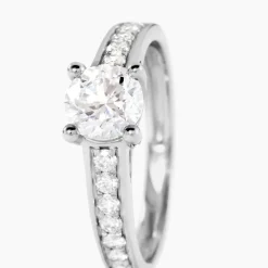Bague Aramis Ld Platine Blanc Diamant Synthétique
