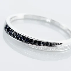 Bague Argent Blanc Agoston Oxydes De Zirconium