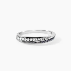 Bague Argent Blanc Agoston Oxydes De Zirconium