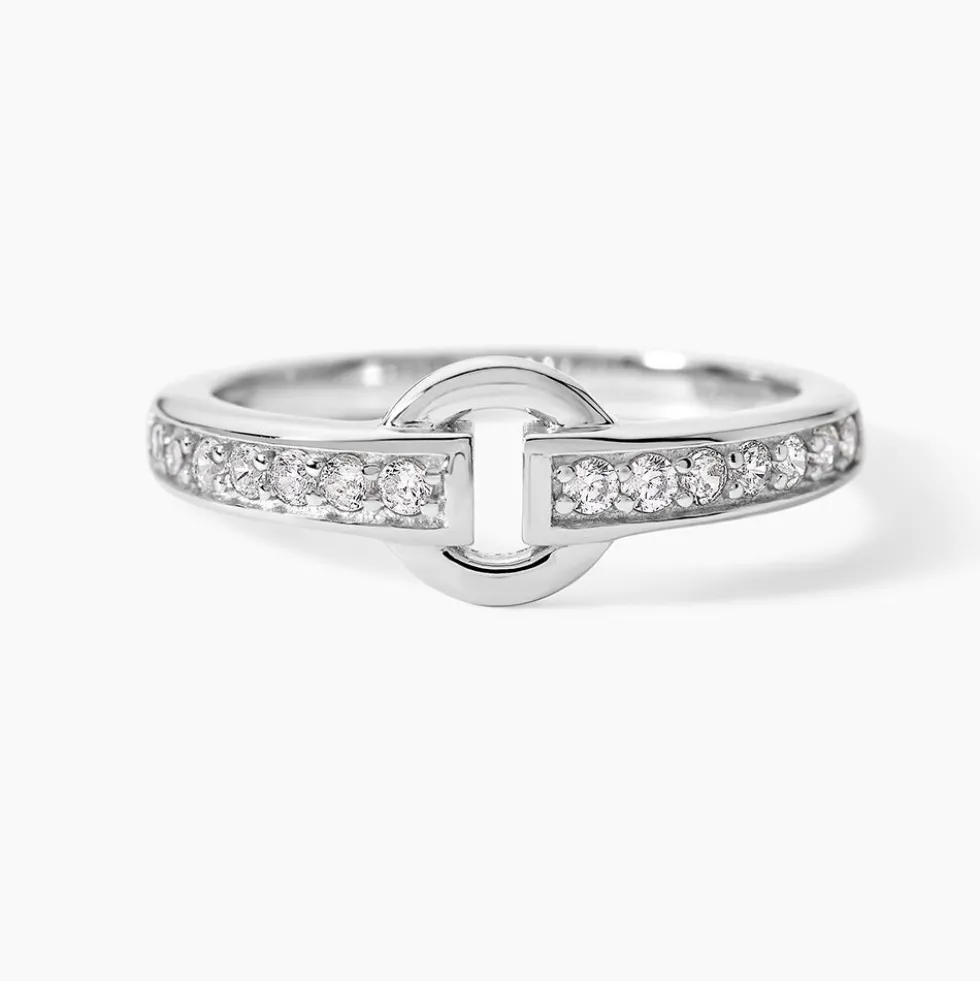 Bague Argent Blanc Candis Oxyde De Zirconium