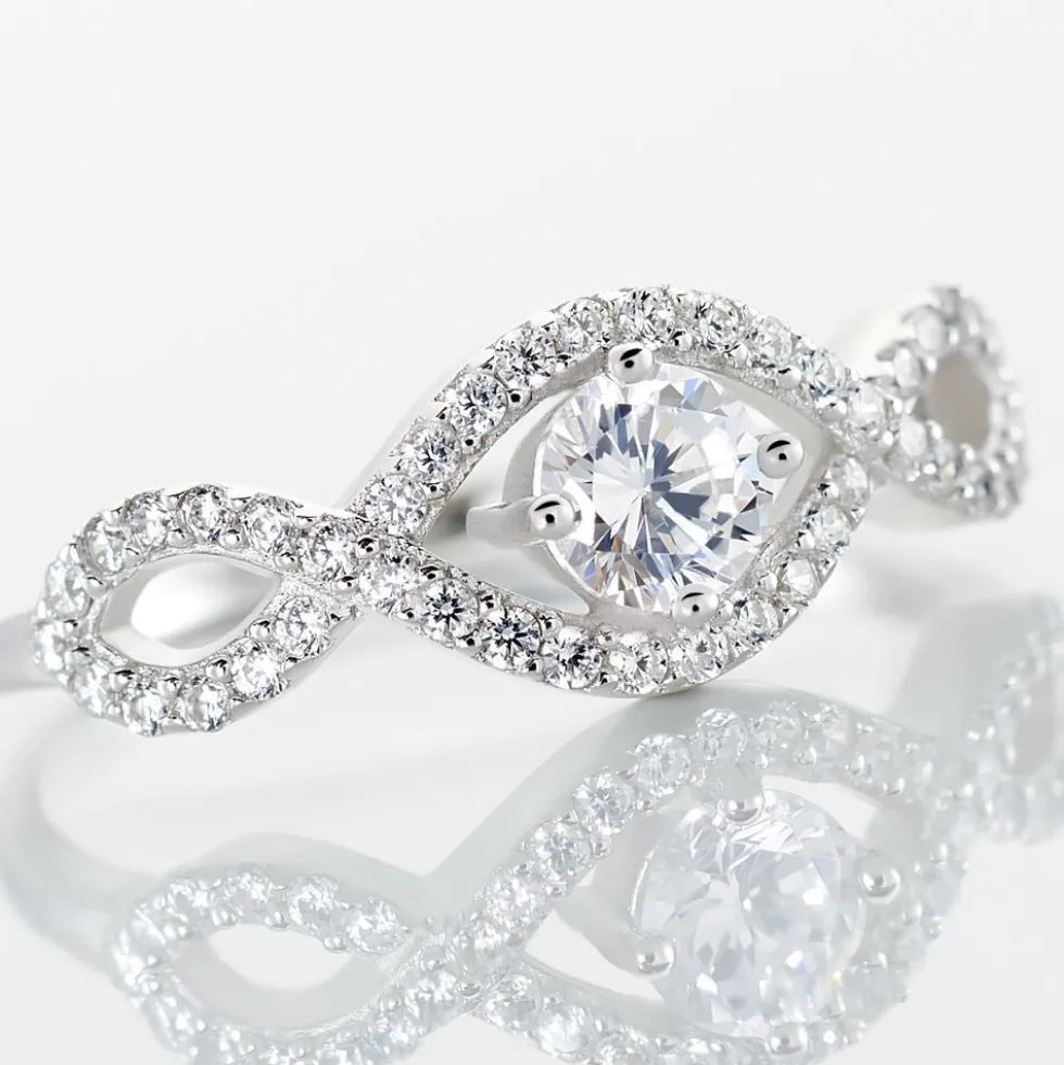 Bague Argent Katerina Oxydes De Zirconium