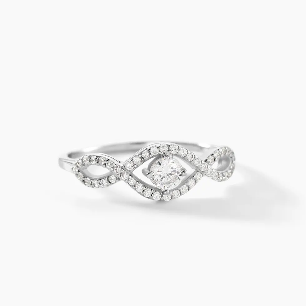 Bague Argent Katerina Oxydes De Zirconium