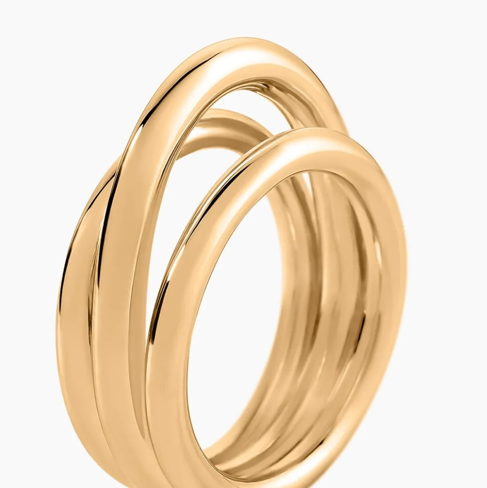Bague Ariane Plaqué Or Jaune